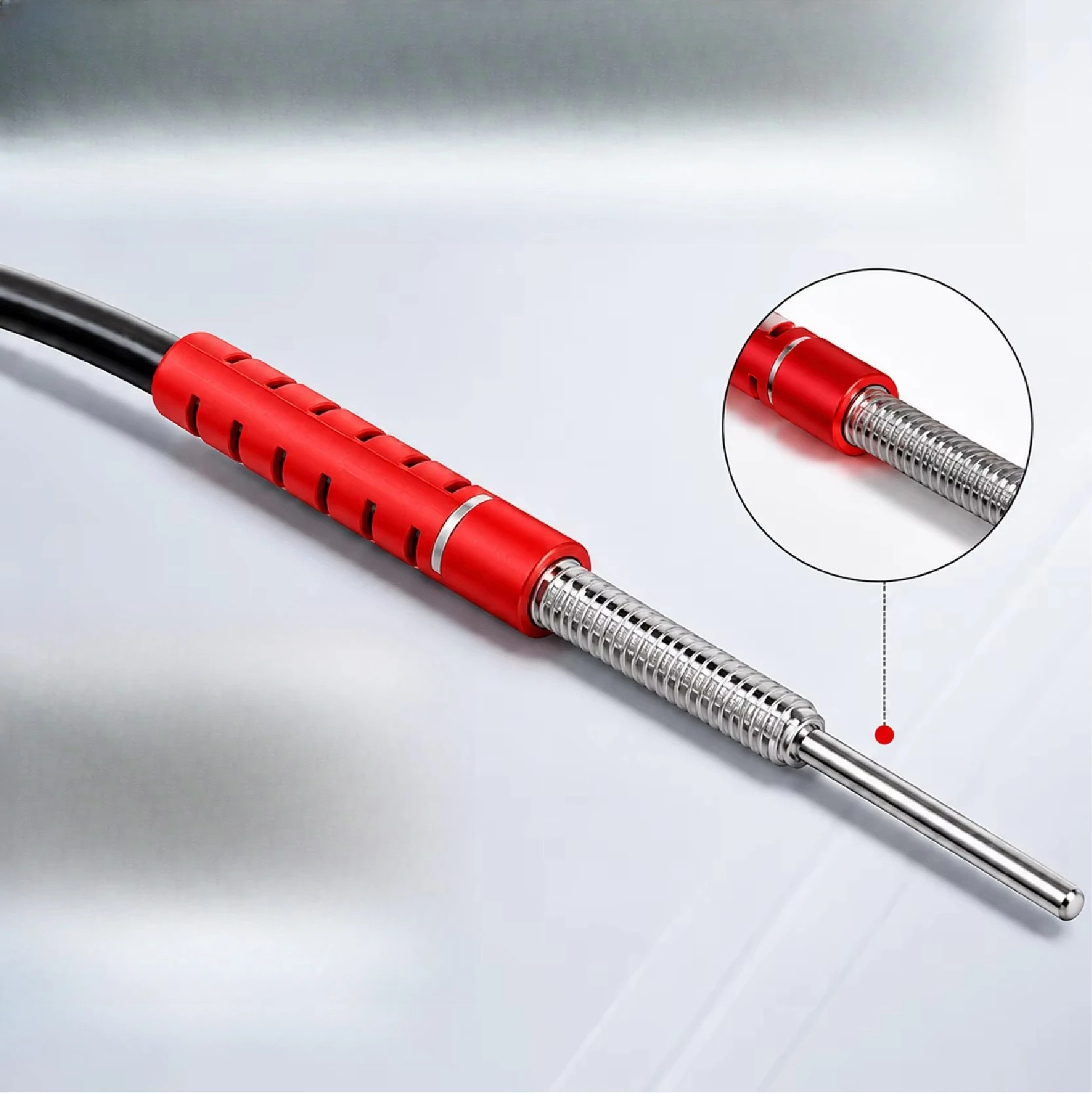 FRS310-1 M3 Fiber Optic Sensor Probe Diffuse Reflective Fiber Cable Convex Head 5-90mm NPN Fiber Amplifier