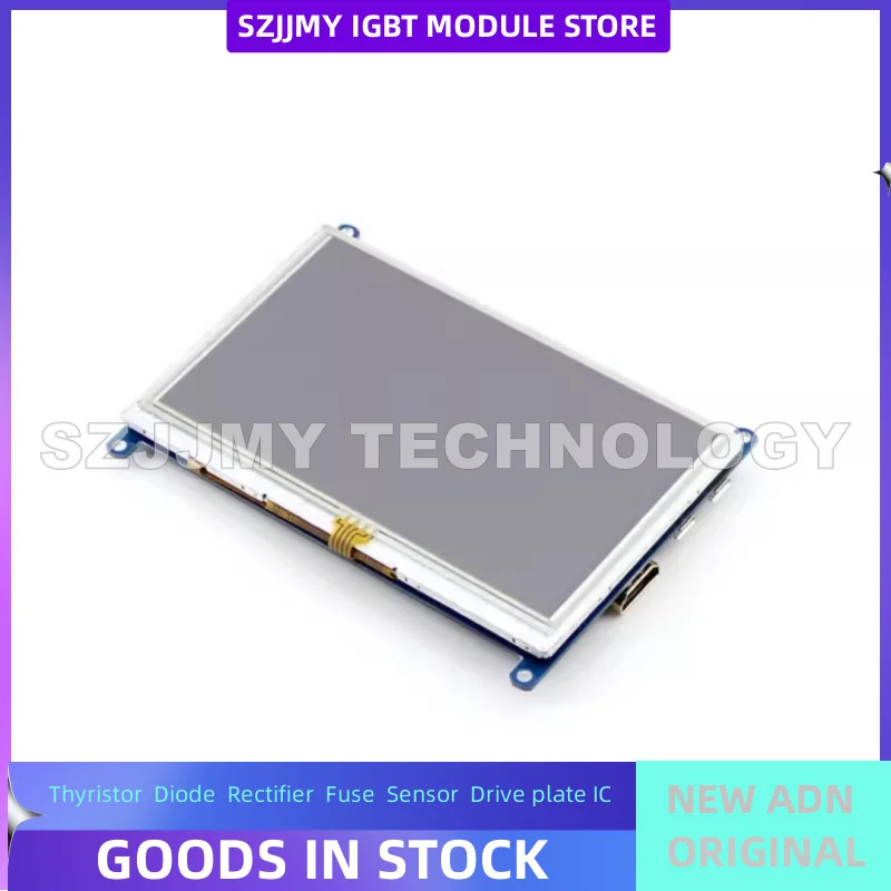 Raspberry Pi 5th generation/4B/3B+5-inch HDMI LCD display, resistive touch screen  NEW ORIGINAL IN STOCK