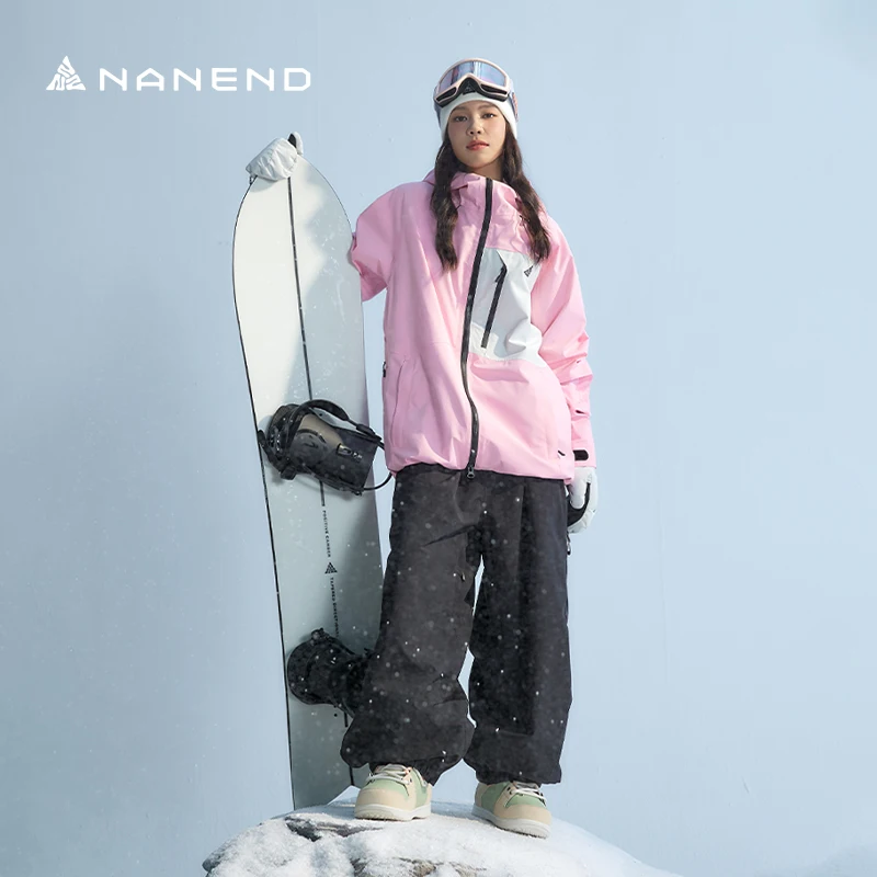 

Nanend Snowboard Suit Set, Waterproof and Wear-resistant Warm Ski Suit Winter Outdoor Ski Equipment Men's and Women's