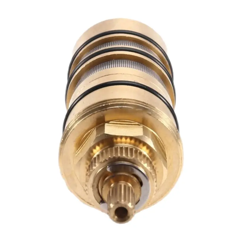 

A96I-Thermostatic Cartridge Replacement Brass, Shower Mixer Valve Bar Repair Kit For Bathroom Faucet Water Temperature Control