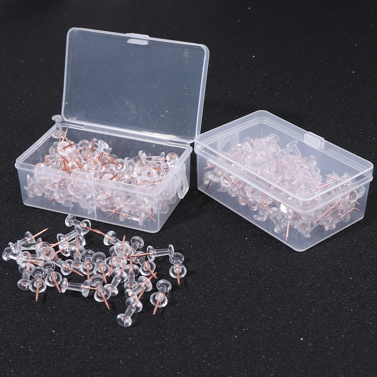 

2 Boxes/200pcs Teacher Must Haves Thumbtack Pushpins Decorative Wall Nails Office