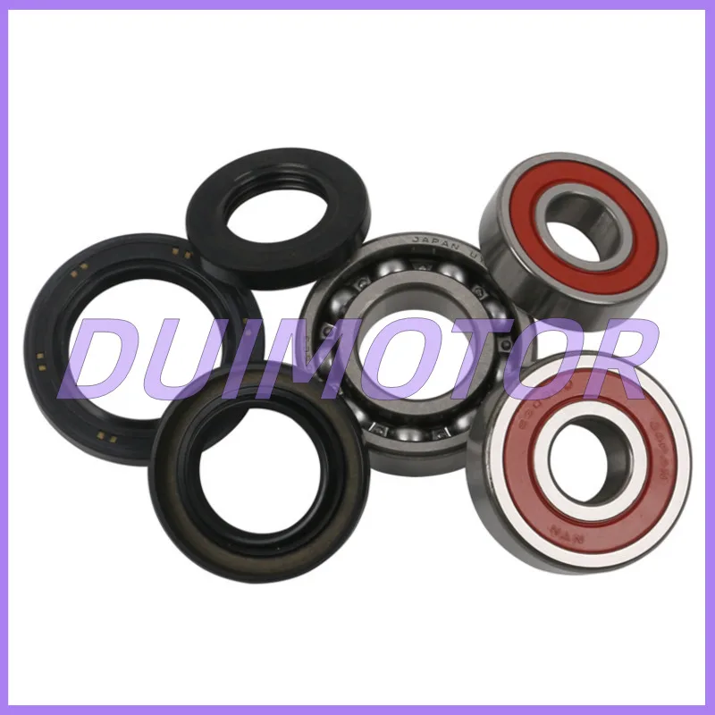 Front / Rear Wheel Bearings / Sprocket Base Oil Seal for Kawasaki Ninja400 Z400