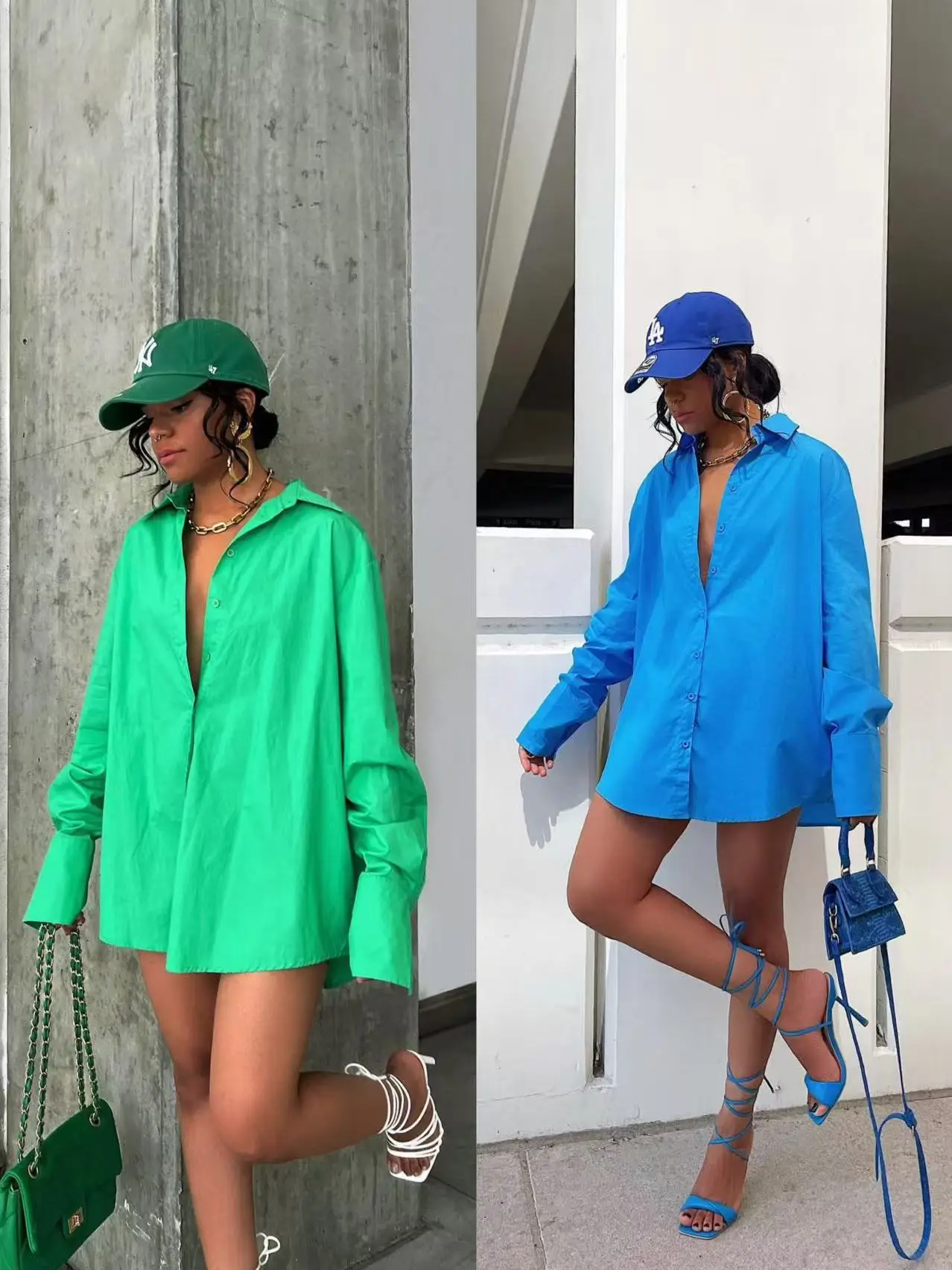 

OL6176 Fashion new shirt women temperament long-sleeved woman shirt casual loose top