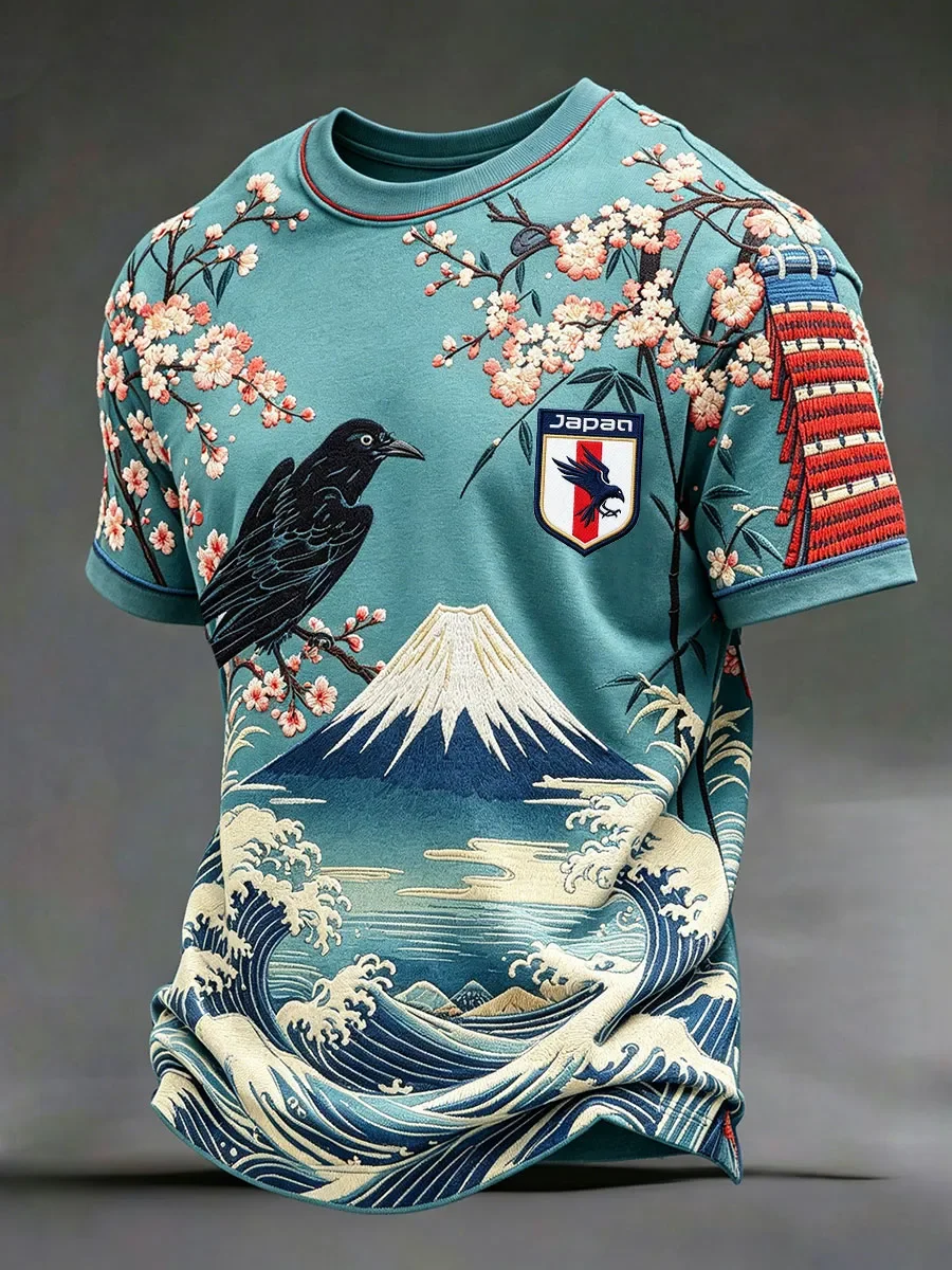 2026 Edition Japanese Fans Football Training T-shirt - 3D Printed - Fashionable and Comfortable - Family-Personalized Clothing