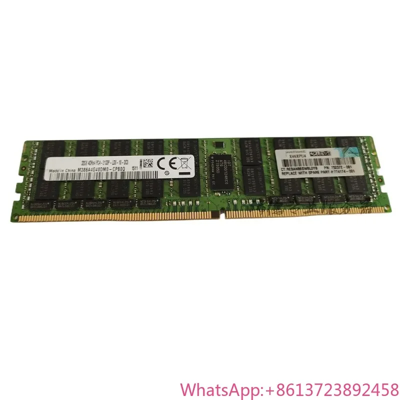 774175-001 774174-001 752372-081 726722-B21 32GB 4RX4 DDR4 2133 ECC LRDIMM Server Memory