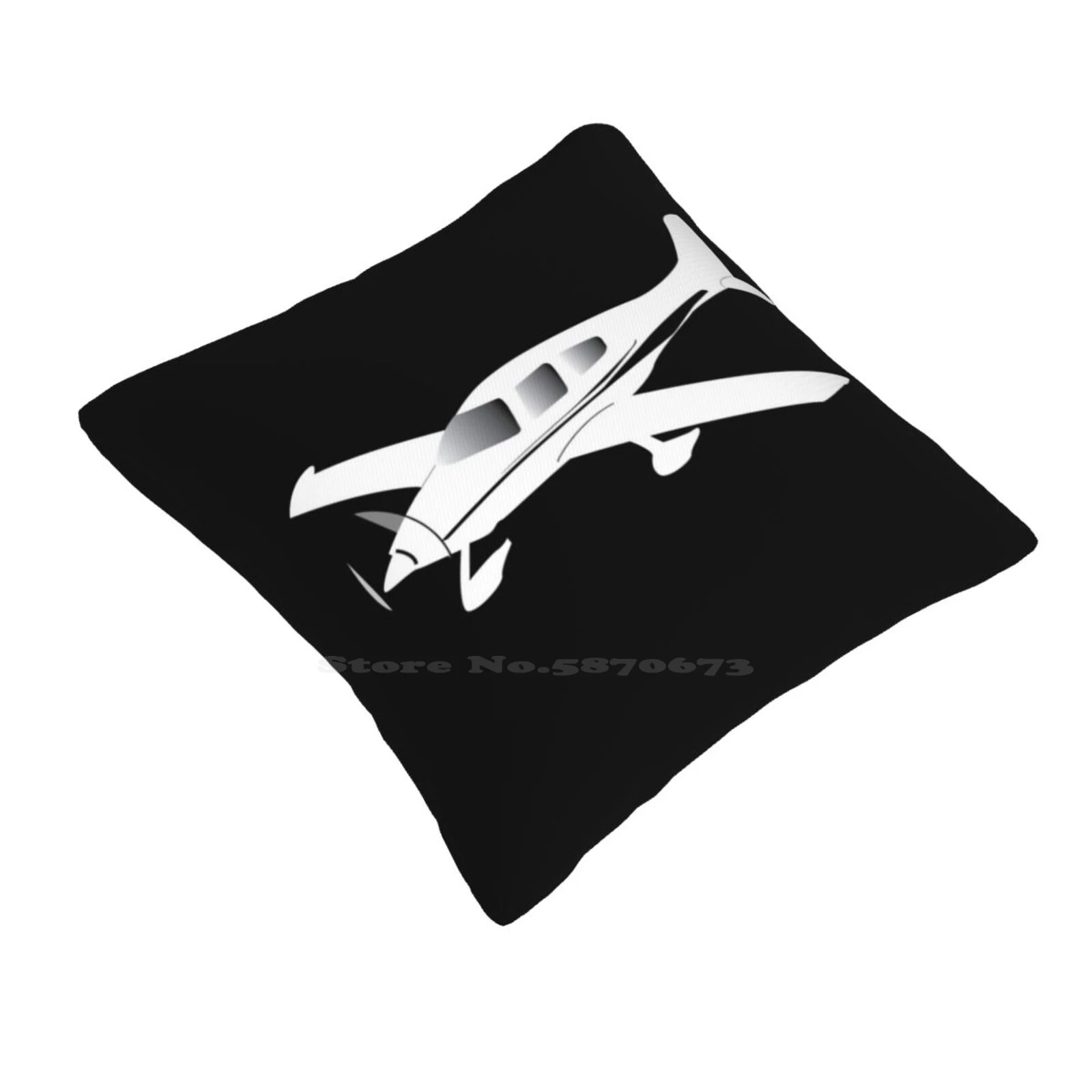 Cirrus Airplane Pillows Case Bedroom Home Decoration Cirrus Airplane Aviation Sr20 Sr22 Flying Pilots