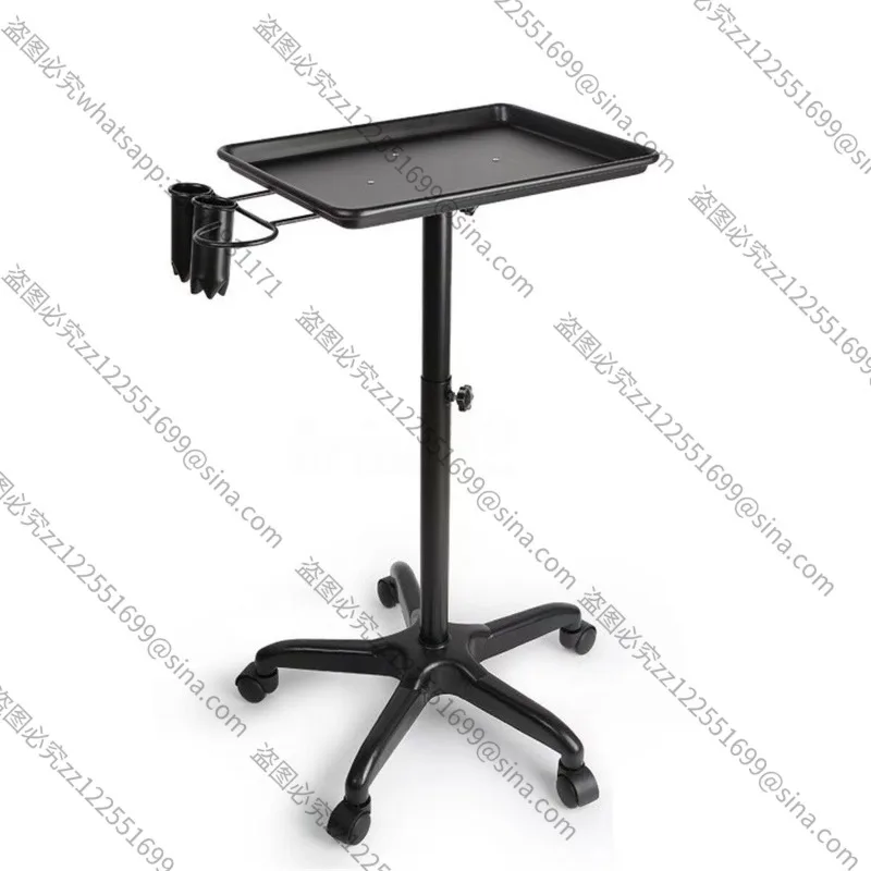 Suitable for Beauty Cart, Movable Rack for Dyeing, Perming, Cutting, Styling Tools, Storage Cart with Rollers