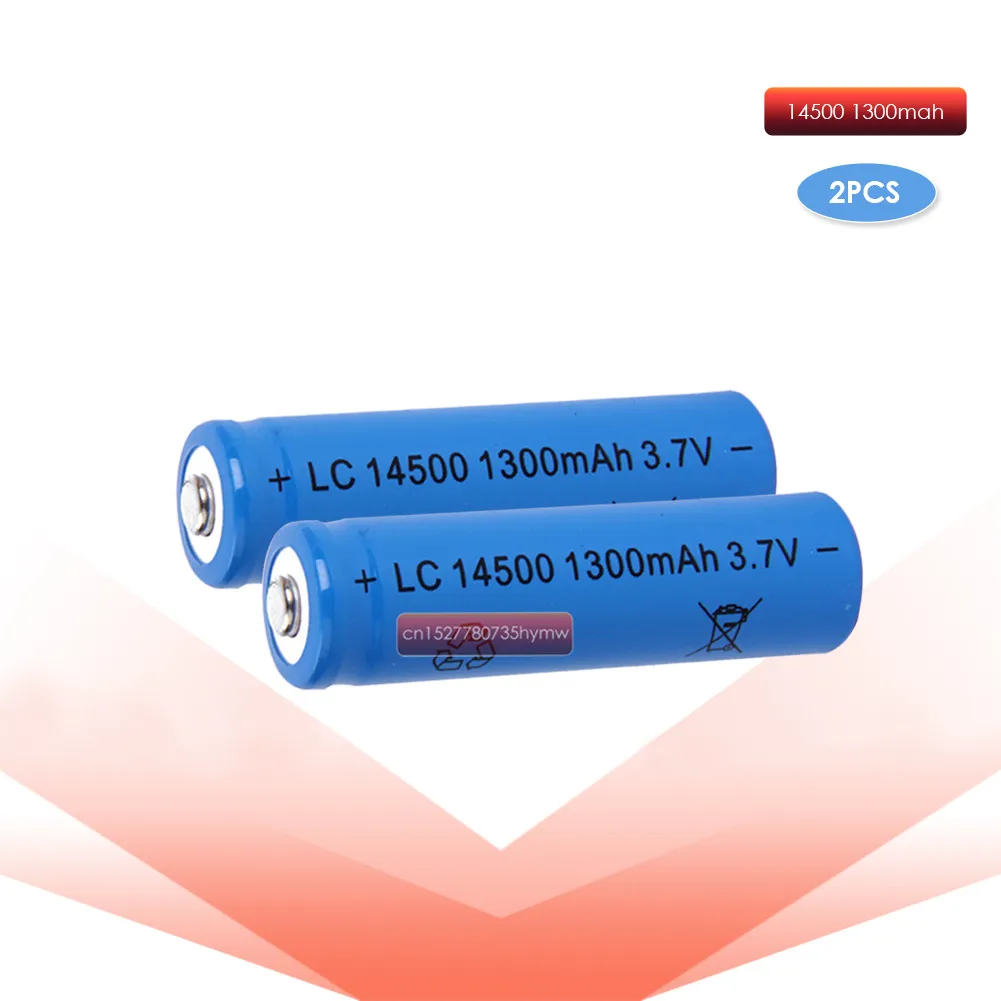 

Литий-ионные аккумуляторные батареи и светодиодный фонарик ANLB AA 14500 1300 мАч 3,7 в, 2 шт./лот, бесплатная доставка