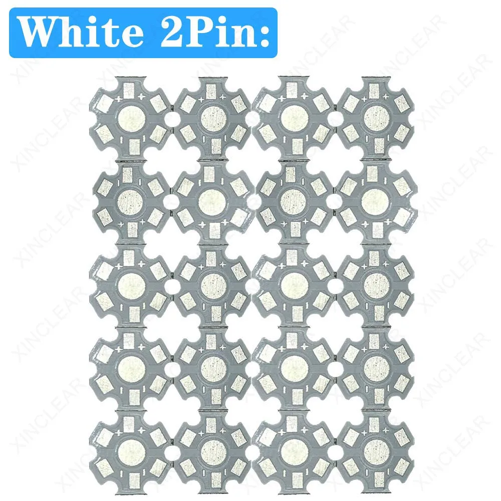 1 Вт 3 Вт 5 Вт светодиодная алюминиевая основа печатная плата радиатор база 20 мм звездный комплект DIY охлаждающий радиатор 20 мм для 1 3 5 Вт светодиод