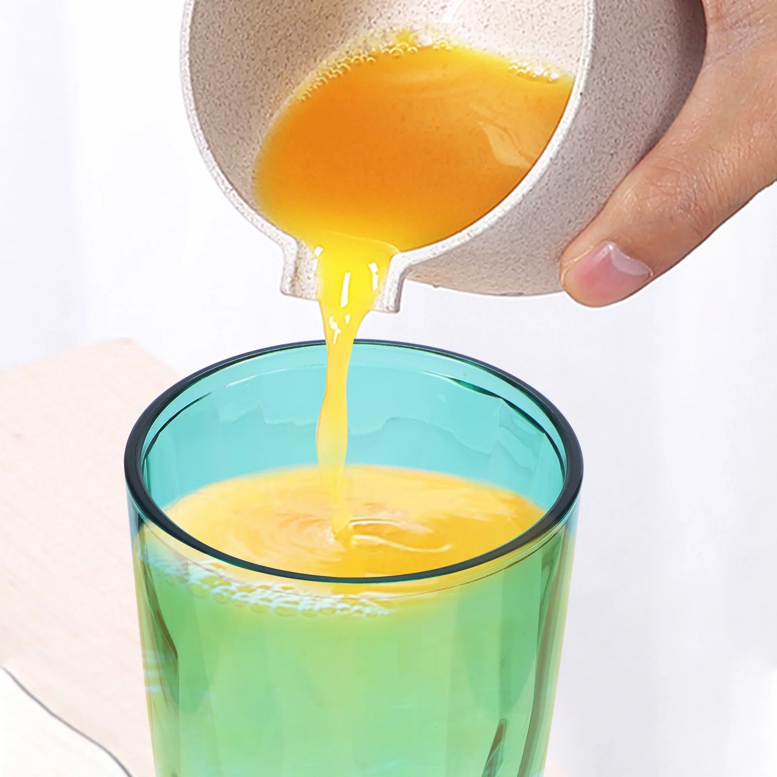 

Sturdy Transparent Acrylic Cup Multi-Function Juice Coffee Tea Water Drinking Glass Household Mug Reusable Beverage Container
