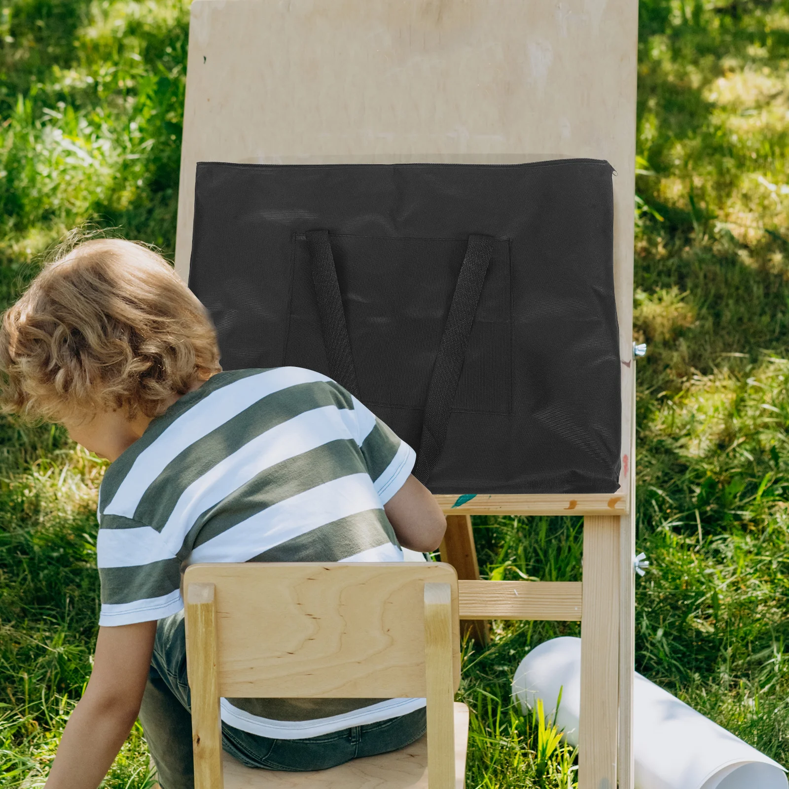 Painting Bag Drawing Organizer for Artwork Board Carrying Storage Paper Large Artist Portfolio Canvas Tote