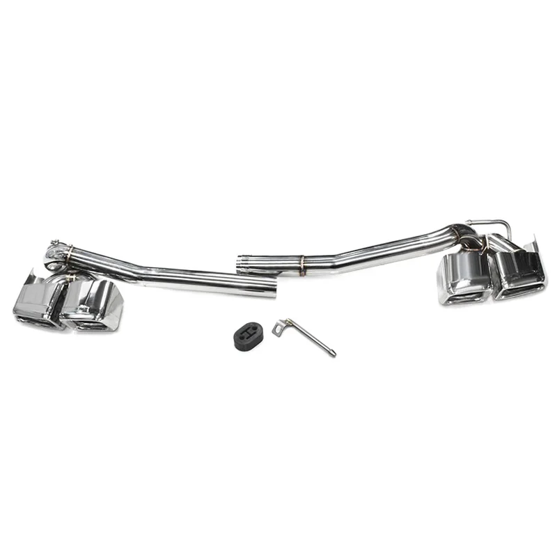 Car Exhaust Pipes For Mercedes Benz W204 C Class C180 C200 C260 Upgrade C63 Amg Stainless Steel Quad Exhaust Tip Muffler Tip OEM