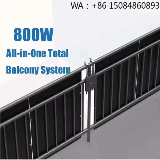 Plug And Play  SystemBalcony Power Plant 600W 700W 800W 1000W 1200W On Grid  System With Micro Inverterhybrid Inverter