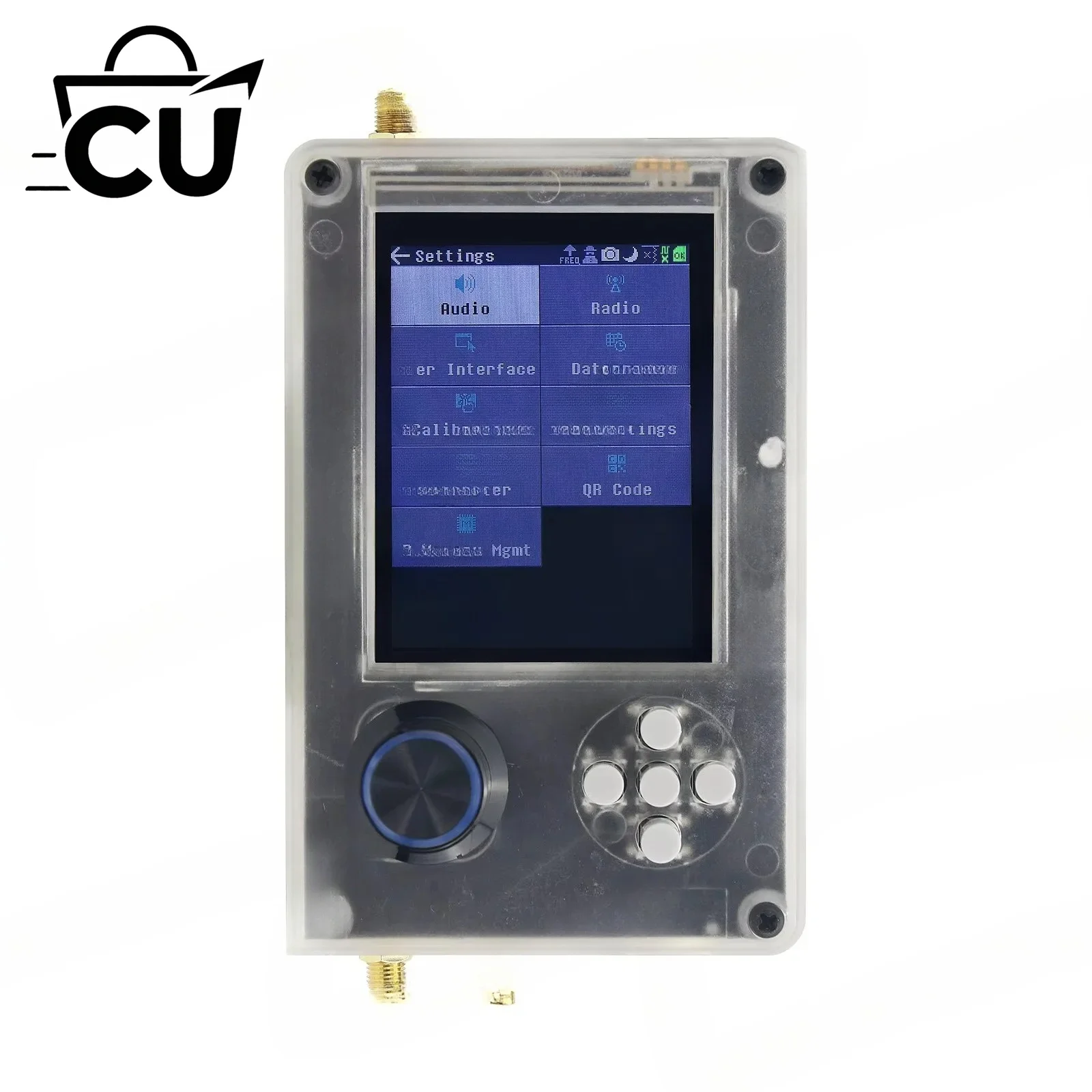 Radio Kit Upgraded PortaPack H2 3.2 Inch LCD Display With Case Antenna USB Cable For RF Experiment