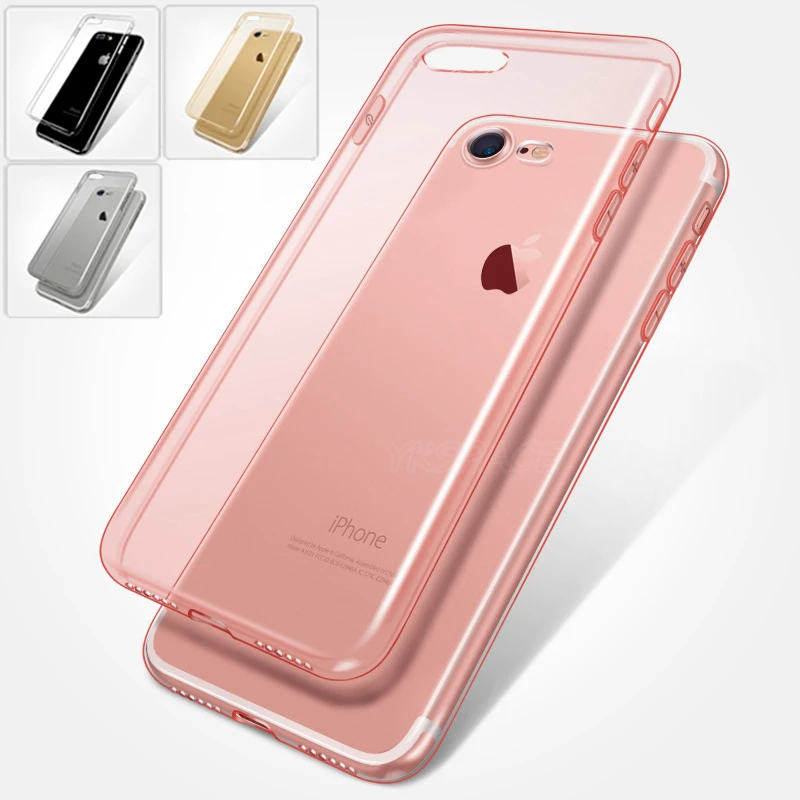 High Quality Rose Gold Soft Silicone TPU Case For iPhone X XS XR 11 12 13 14 15 Pro Max Mini 6 6s 7 8 Plus SE 2020 Phone Cover