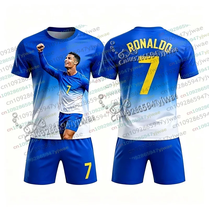2026 Sonderedition Nr. 7 Fußballtrikot 2-teiliges Set für Damen und Herren Sportbekleidung Sommer Atmungsaktiv Lässiges Kinder-T-Shirt-Shorts-Set – Detail 7