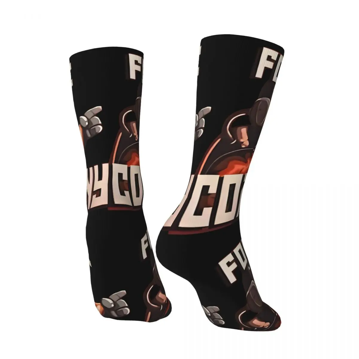 Hip Hop Vintage Look Crazy Men's compression Socks Unisex L-Lethal Company Street Style Pattern Printed Funny Novelty Happy