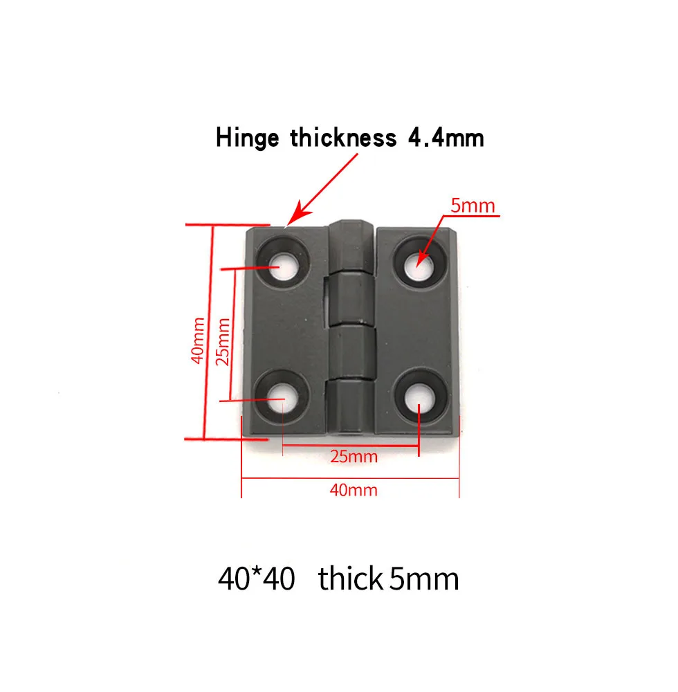 1PCS CL40 -1 distribution box hinge cl218-40 zinc alloy industrial door hinge cl226-1 toolbox square hinge