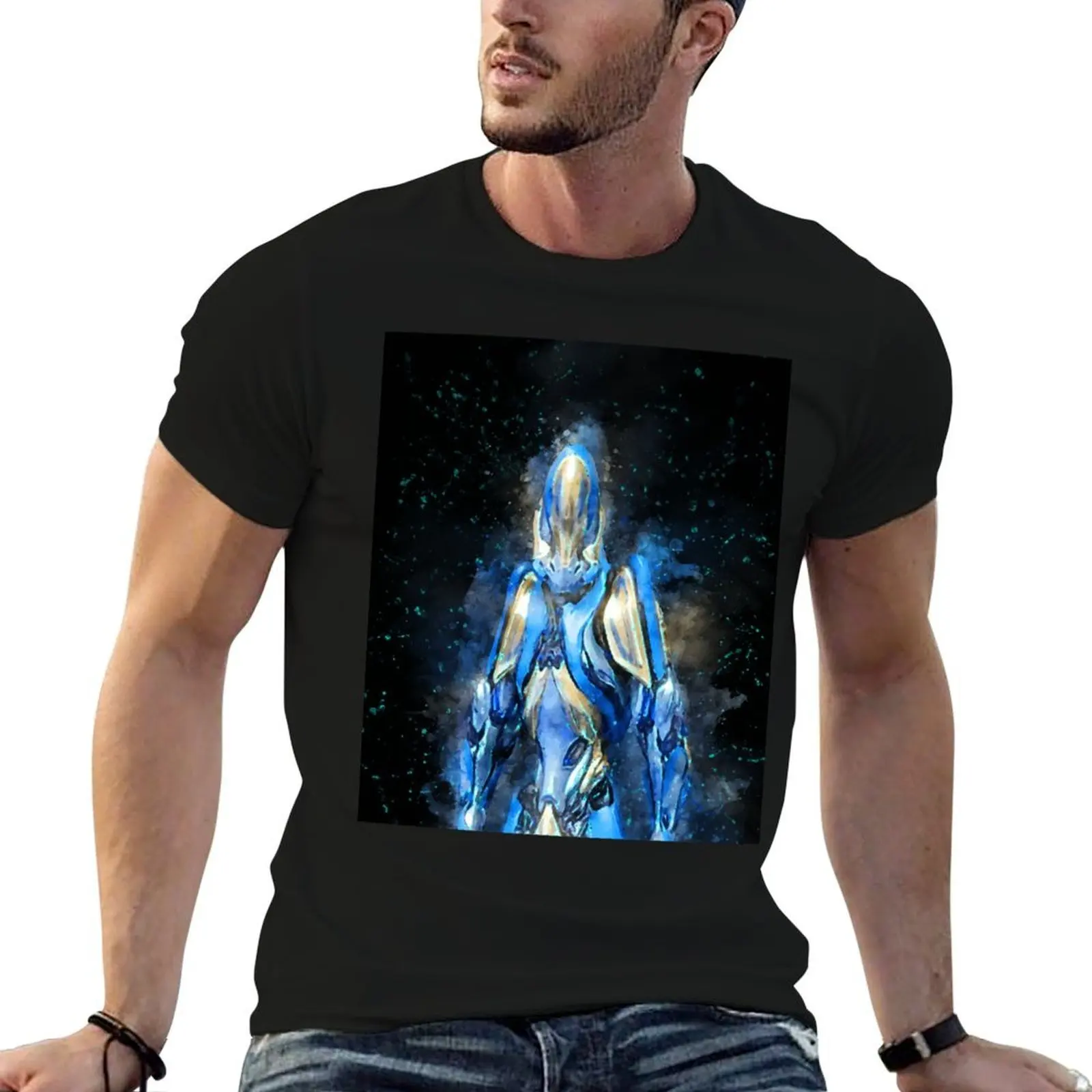 

Gauss - Warframe T-Shirt t shirts for man cotton man t shirts graphic T-Shirt