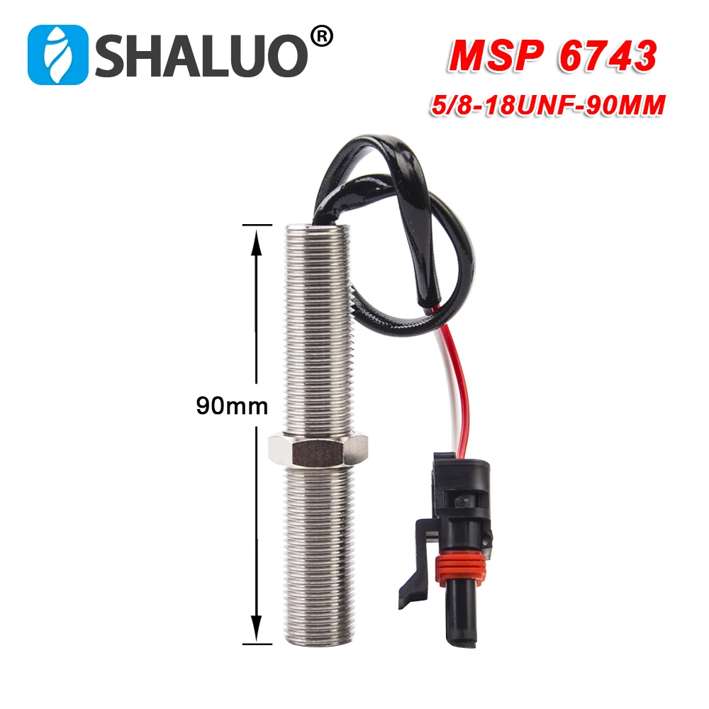 M16*1.5 5/8-18UNF RPM Speed Sensor Diesel Generator Magnetic Pickup Engine MPU Speed Sensor MSP6732 MSP6714 MSP6715 MSP6719