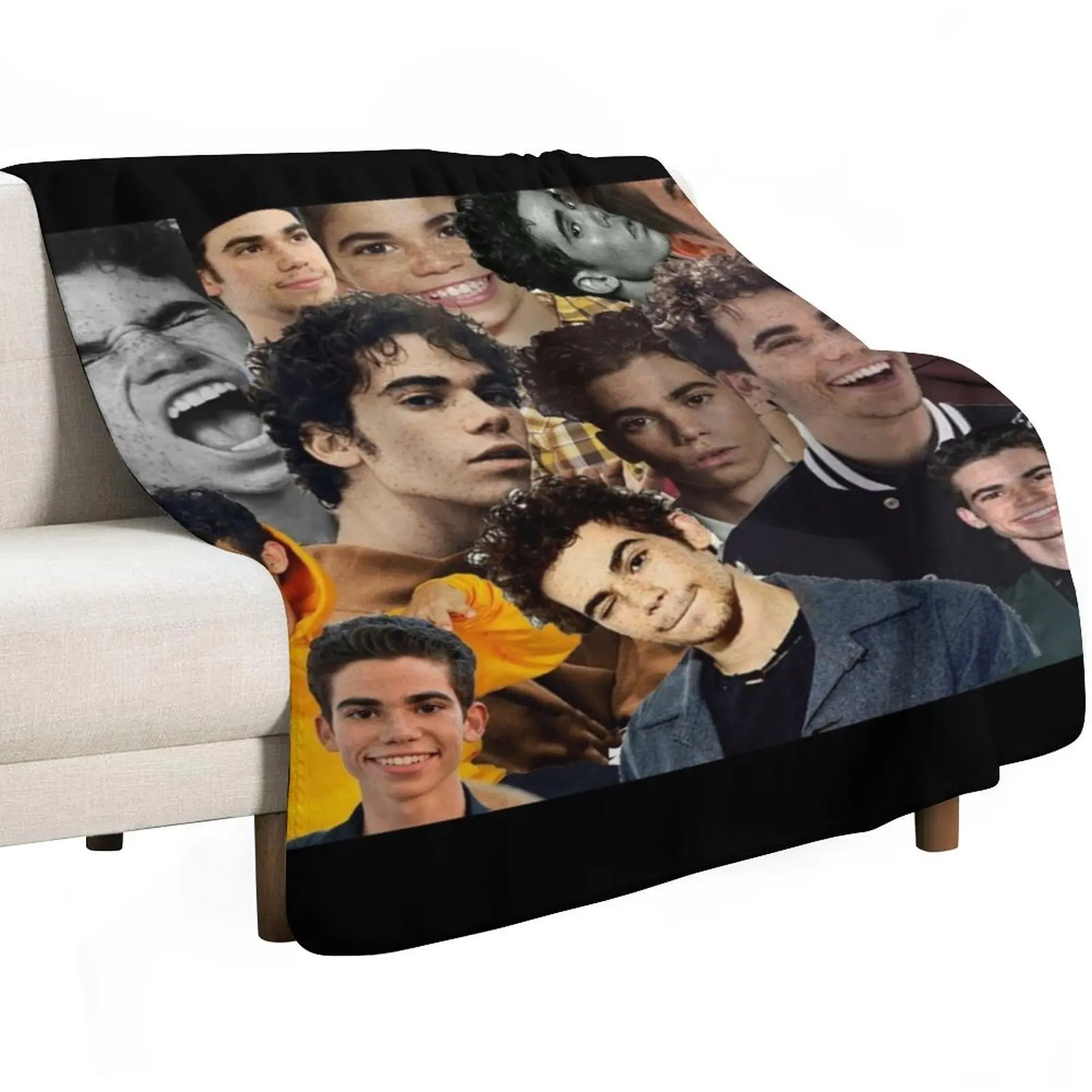 Cameron boyce collage design 2019 Throw Blanket Softest Hair Custom warm winter Bed Comforter Blankets