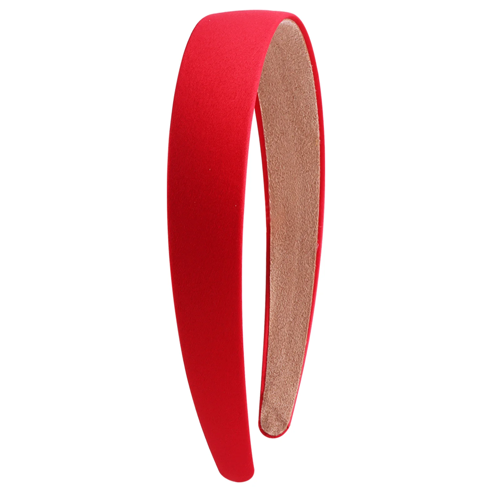 Buntes Satin-Stirnband, 2,5 cm, hartes, rutschfestes Stirnband, DIY-Haarbänder, schlichte Satin-Stirnbänder für Frauen, 21 Farben – Detail 12