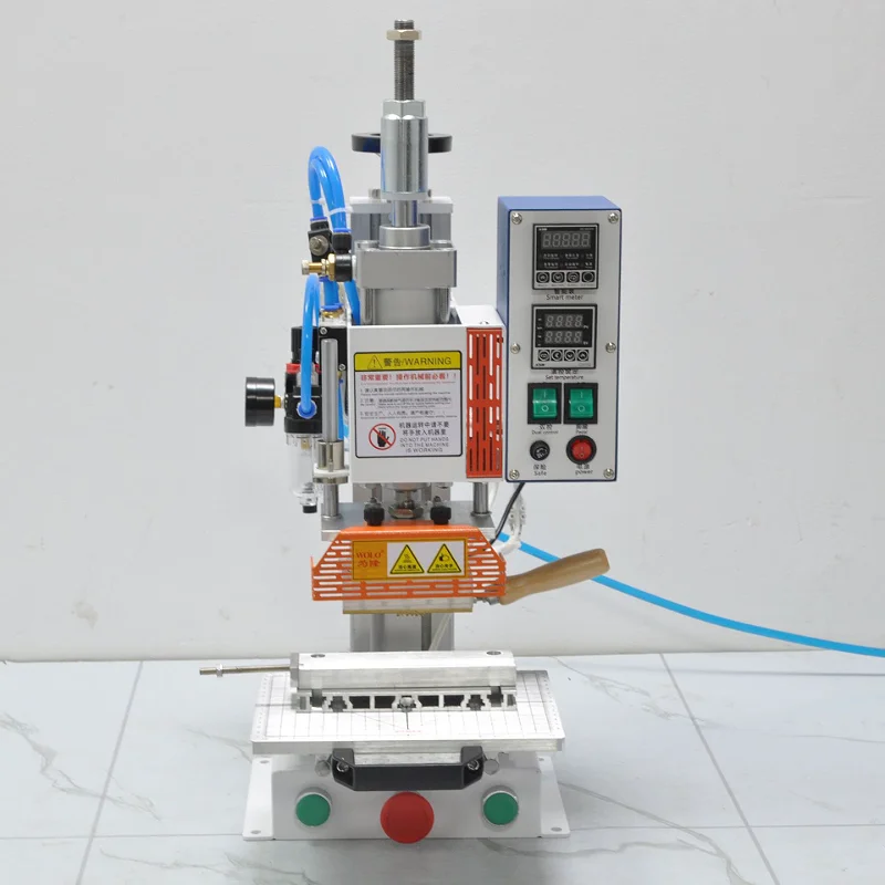 

Automatic Pencil Mark Hot Foil Stamping Embossing Machine with Pencil Brush Positioning Frame Handle T-slot