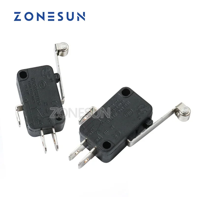 ZONESUN LT50 LT50T LT50D LT50DT black Mirco Switch with Handle Belt Electric Limit Switch Use for Labeling Machine Switch