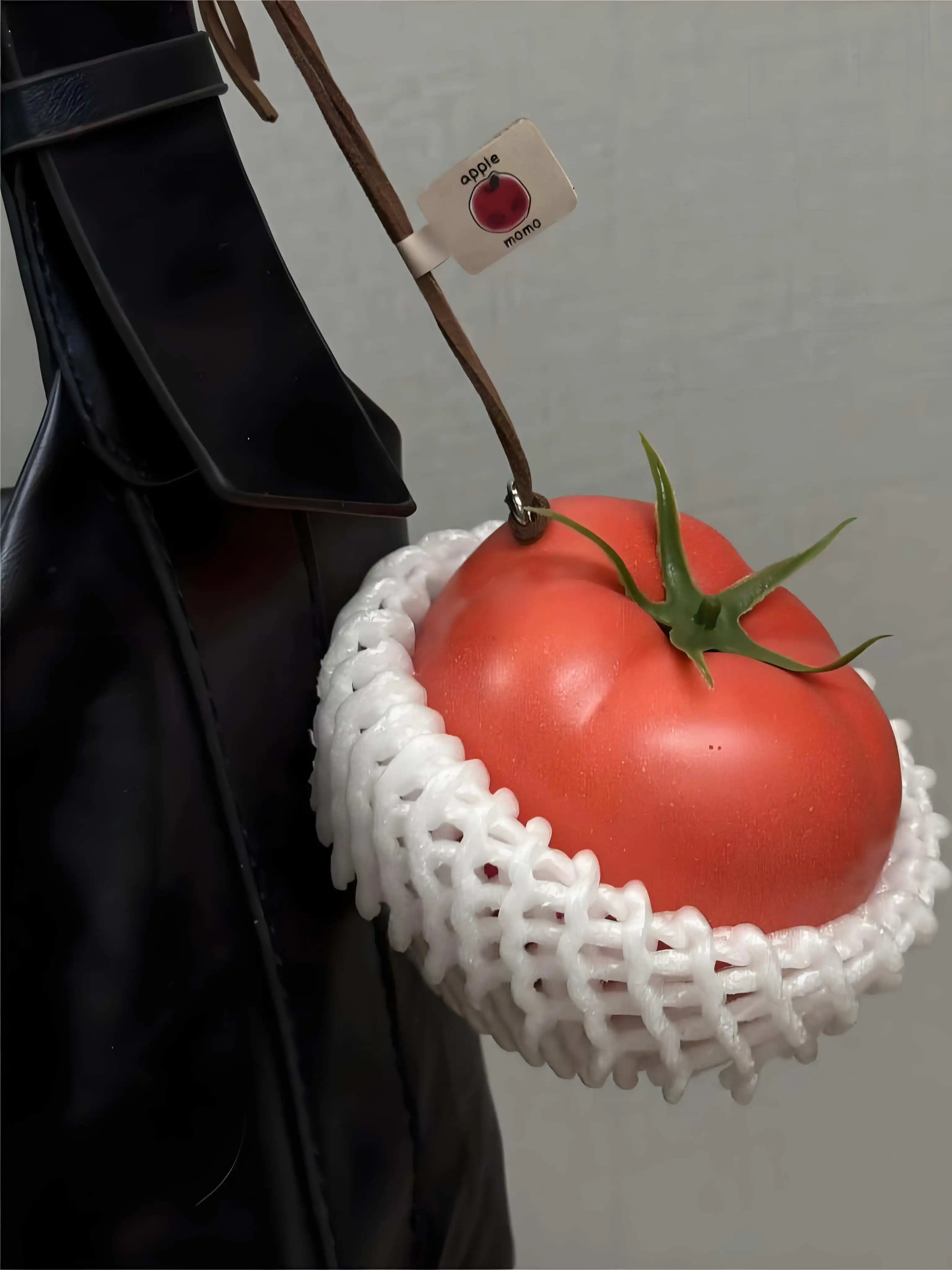 Creative Cute Tomato Vegetable Simulation Decoration Pendant Fruit Design Accessory Lovely Hanging Ornament for Bags