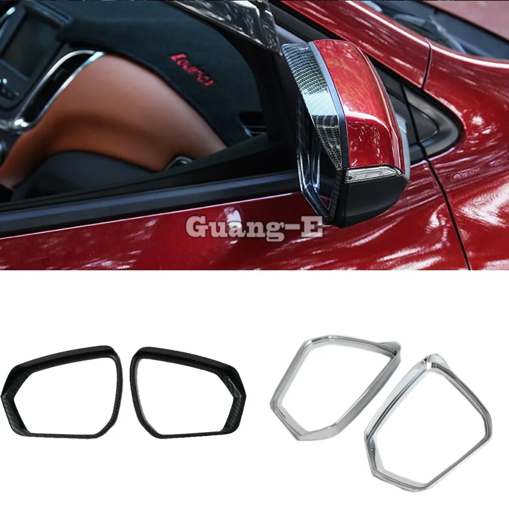 For Chevrolet Equinox Third GE 2017 2018 2019 2020 Car Rear Rearview Glass Mirror Rain Eyebrow Shield Sun Visor Shade Stick Hood