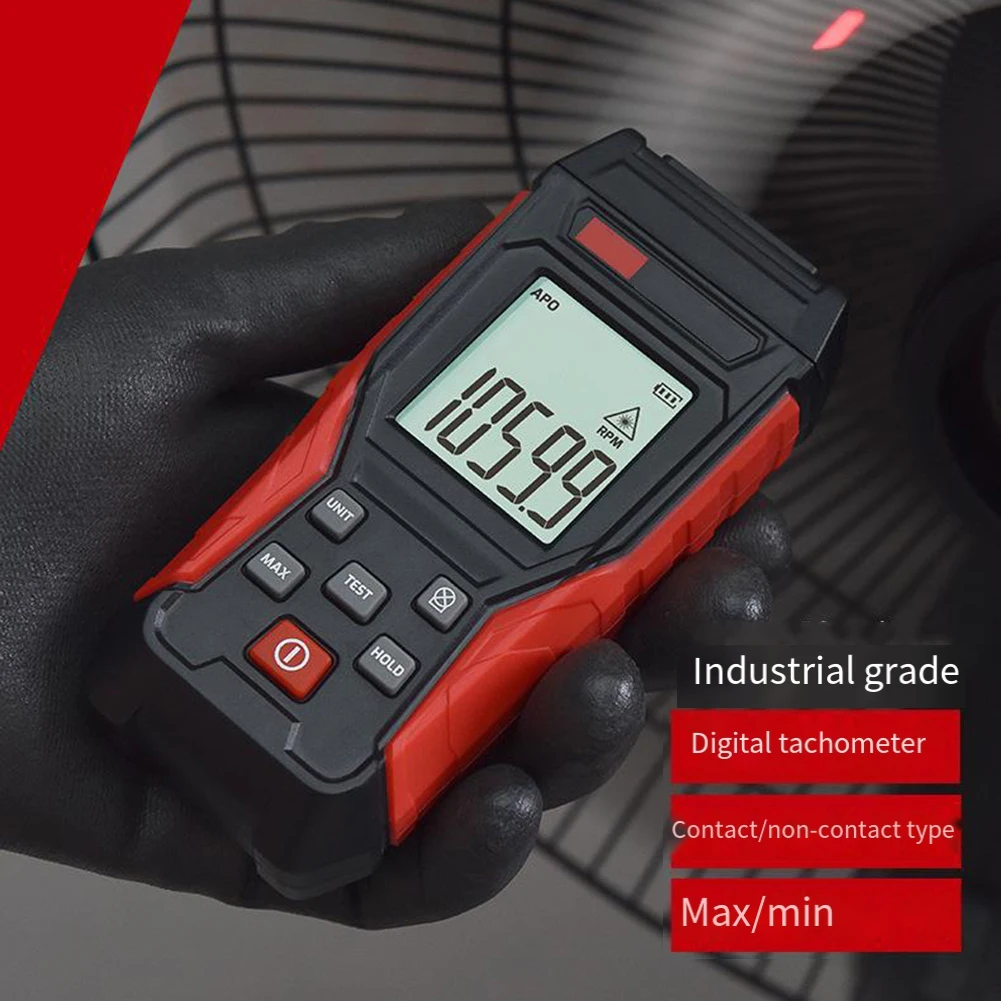 Tachometer TA500A Comprehensive Tool Kit for Accurate Speed Measurements of Various Engine Types up to 100000 RPM