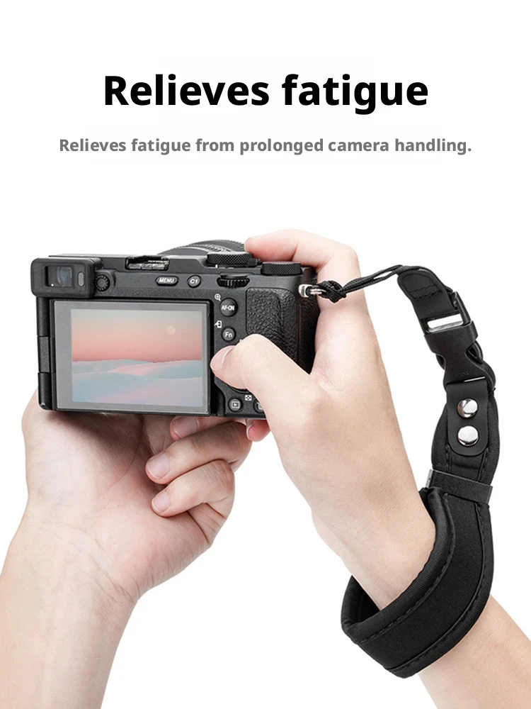 Universal Comfortable Neoprene Camera Wrist Strap High Elasticity Quick Release Hand Belt Canon Sony Fuji NikonZ6A7 DSLR Cameras
