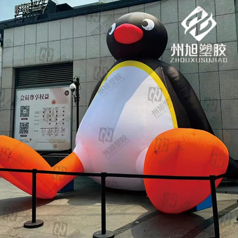 

Inflatable cartoon penguin air model Polar Antarctica cool sand city cute animal commercial activity decorative props