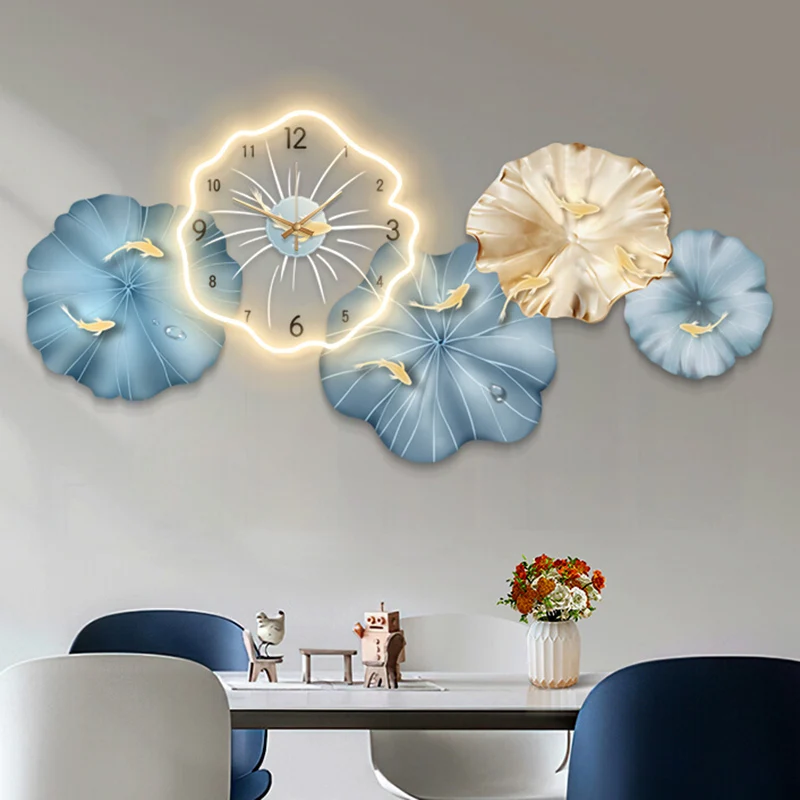 Wall Watch Quartz Luminous Restaurant Xenomorph Living Room Wall Watch Fashion Design Orologio Da Parete Living Room Decoration