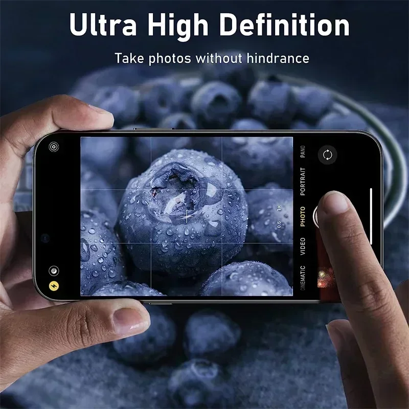 Pelindung kamera ponsel logam untuk iPhone 15 14 Pro Max 13 Mini Plus penutup lensa kaca Tempered untuk IPones 15Pro 14Pro 13Pro