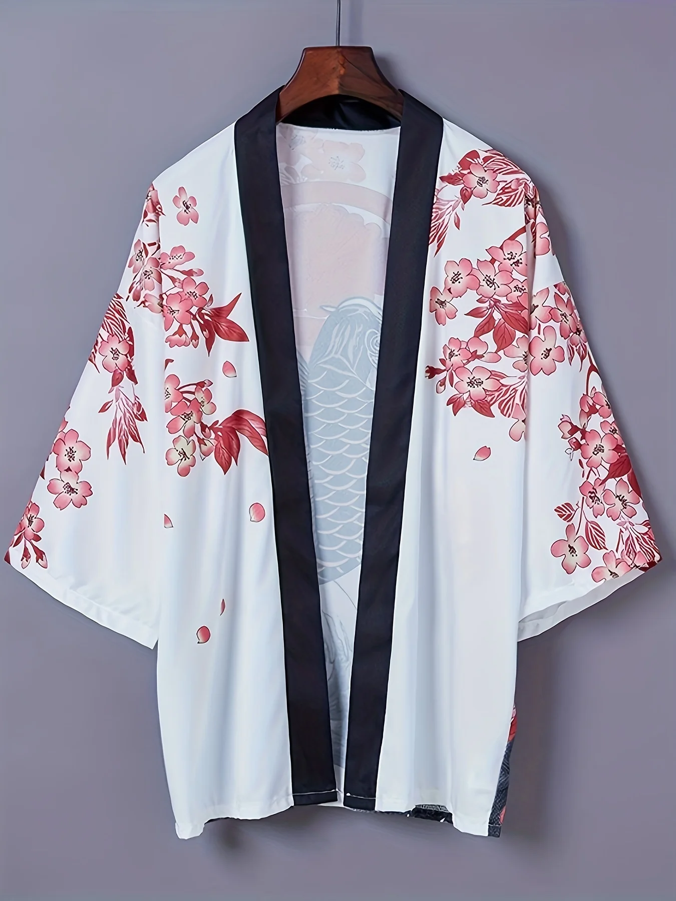 Kimono Masculino de Verão 2026 com Estampa 3D, Respirável, Leve, Casual, Moderno, para Uso Externo e Urbano