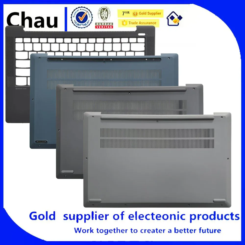 New For Chau Ideapad 5 14ARE05 14ITL05 14ALC05 14IIL05 Laptop Palmrest cover / Bottom Base Cover Lower Case