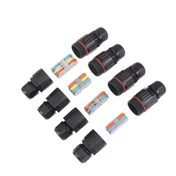 IP68 Cable Waterproof Joint Wire Quick Connection Waterproof Connector 2/3Pin Solderless Lamp Wiring Outdoor Rainproof Terminal·