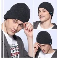 bluetooth winter cap hat Headphones Beanie Hat Winter Sport Music Cap Headset with Mic Speaker for Xiaomi Huawei Redmi Iphone