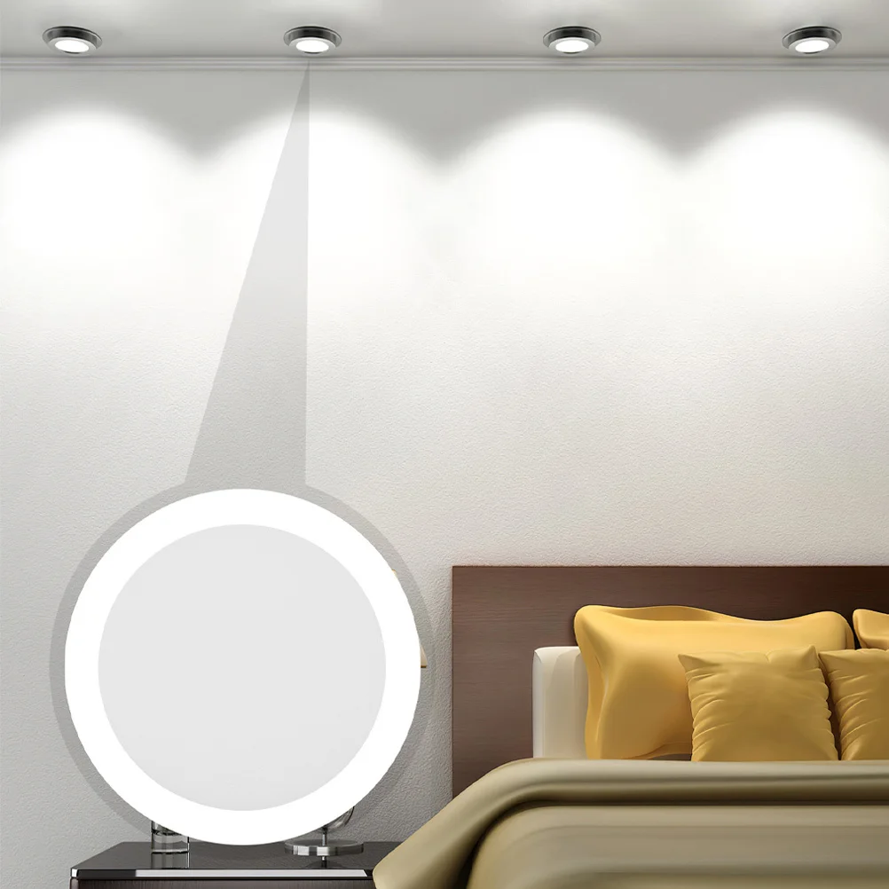 

20Pcs Pc Downlight Diffuser Plates Round LED Recessed Light Barrier Easy Installation Lamp Diffusers Light Diffuser