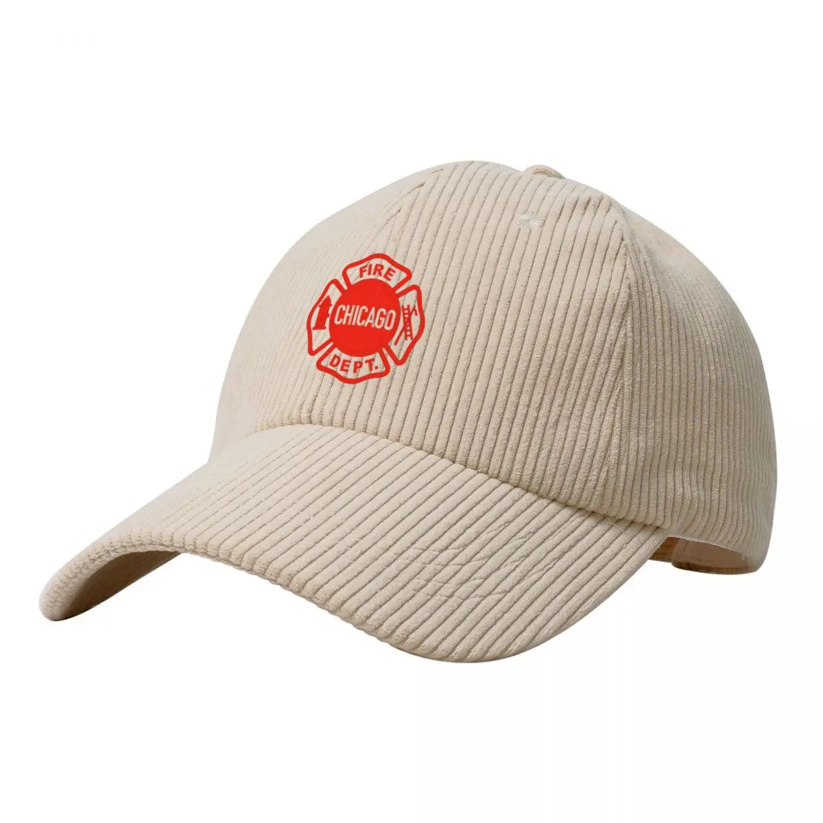 

CHICAGO FIRE LOGO Unisex Corduroy Baseball Cap