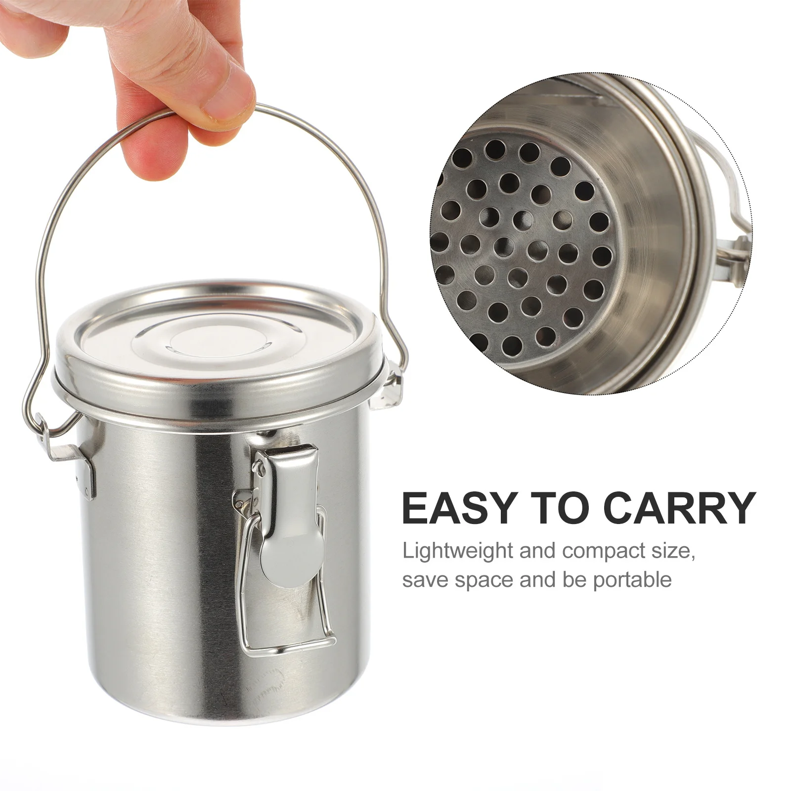 

1Pcs Stainless Steel Brush Washer Pen Cleaning Tub Premium Paint Bucket Portable Compact Art Tool for Fast Easy Rinse