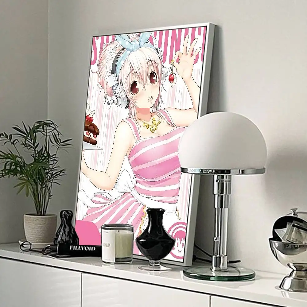 S-Super Sonicos Poster High Quality Print Poster Waterproof Wall Art Movie Posters For Living Bedroom Retro Room Decor Gift