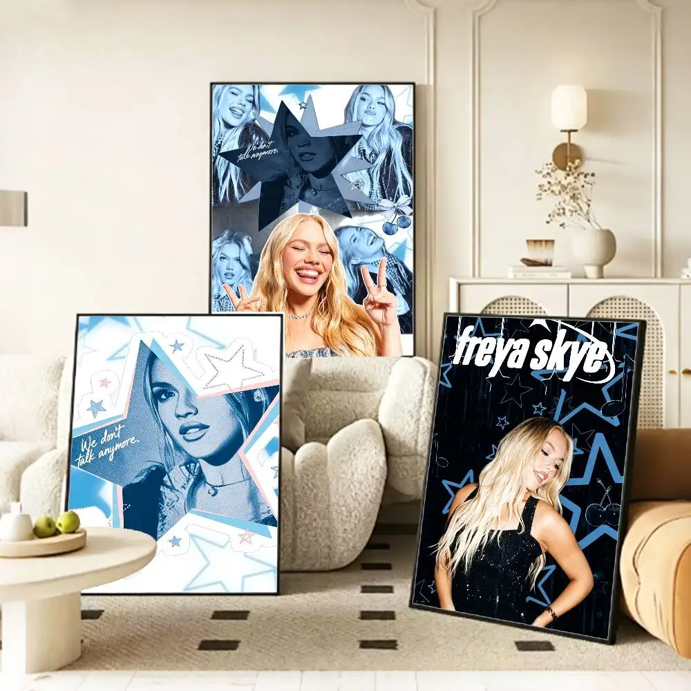 EuroPopFS-Freya Skye   Poster HD Self Adhesive Waterproof Wall Art Ideal for Home Office Dorm Gift