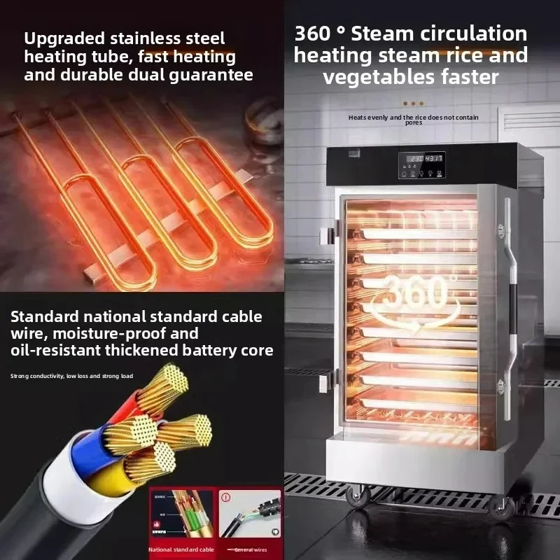 Steamer Commercial Household   Large and Small Steamer Automatic Electric