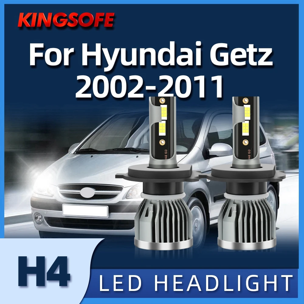 KIONGSOFE H4 Led 110W Powerful Headlight Bulb Turbo Lamp For Hyundai Getz 2002 2003 2004 2005 2006 2007 2008 2009 2010 2011