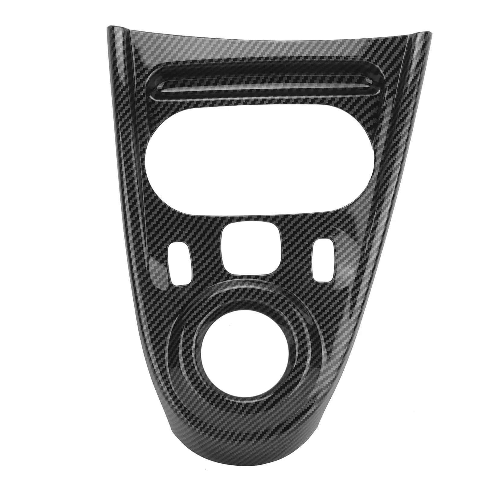 

LHD Carbon Fiber Style Gear Shift Panel Cover Trims Replacement for Smart Fortwo/Forfour 453 2015-2021 New