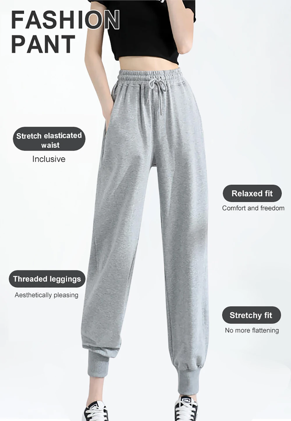 Halloween-Jogginghose mit Totenkopf- und Kürbisdruck, Damen-Winterhose, Basic-Modell, Oversized-Hose mit Taschen, lässige, warme Fleece-Kleidung. – Detail 2