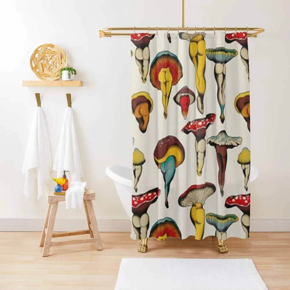 

Mushrooms pattern Shower Curtain Shower Curtain Set Curtain Bathroom Shower