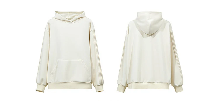Amii Hooded Fleece Lined Sweatshirt Drop Shoulder Loose Fit Minimalist Slimming Casual Winter Women's Hoodies 12644038